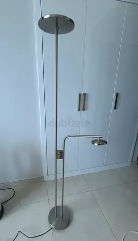 LED floor uplighter, reading lamp, 180 cm