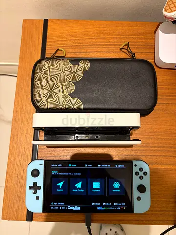 Modded / Jailbroken Nintendo Switch OLED with Dock, Case and Joy-Con