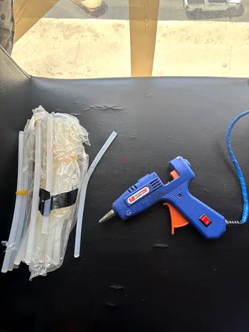Hot Glue Gun with Extra Glue Sticks selling on price in glue sticks so gun for 10aed