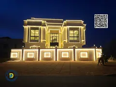 Own a luxurious 6BR corner villa with pool and roof, registration fees. Freehold . Bank financing