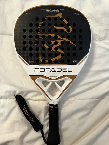 Ultra-Rare F3PADEL Pro Tour Elite — Dubai White/Gold Limited Edition | Collectors Piece