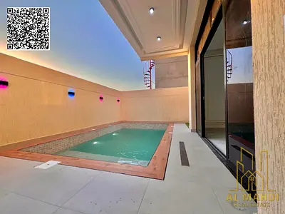 شامل رسوم التسجيل _ موقع مميز _ سعر جيد قابل للتفاوض تملك حر من المالك مباشر قابل للتفاوض تفاصيل الفيلا •4 غرف نوم واسعة، جميعها ماستر وبها خزانات للم