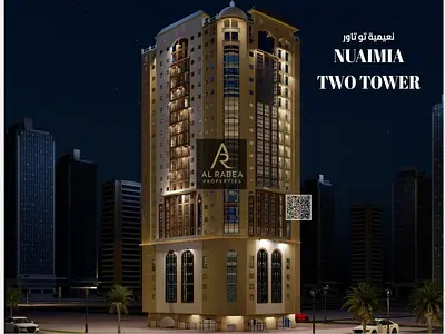 أقل بـ 130,000 درهم من أقل سعر لغرفتين وصالة تحت الإنشاء في عجمان بدون عمولة بدون رسوم تسجيل أقساط مباشرة مع المطور