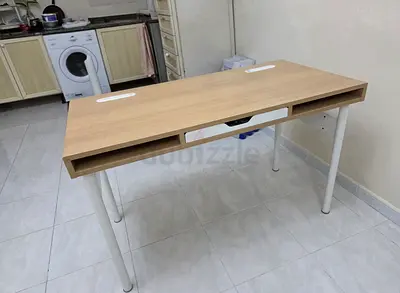 IKEA ALEX Style Study Desk with Built-in Cable Management  Drawer