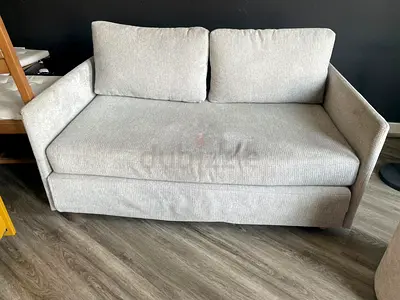 Light grey 2-seater sofa / small couch in good condition