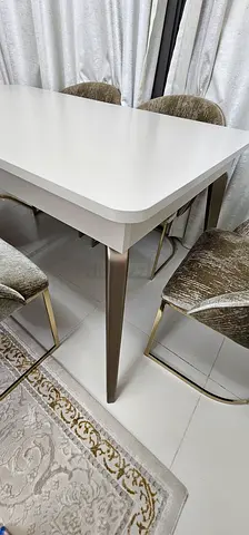 Extendable dining table + 6 Chairs