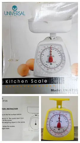 Kitchen Scale - 5kg (Yellow) - Good Working Condition
