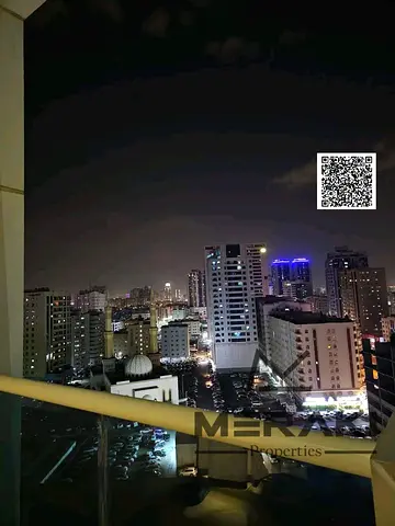 Two rooms and a living room in Ajman One Tower for a price of 675,000 AED, closed kitchen