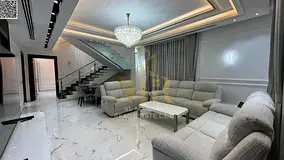 Luxury villa for sale in Al Helio 2 | 3500 sq ft | Two floors + roof | 6 master bedrooms | Majlis an