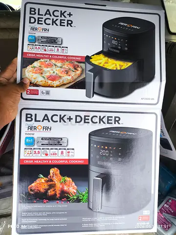 Black+Decker AeroFry Air Fryer (2 units) - 5.5L / 1500W - New in box