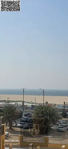 شقة بإطلالة بحرية مباشرة على كورنيش النخيل