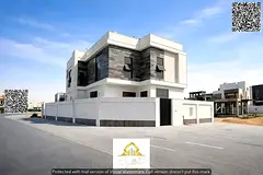 Corner villa for sale in Al Zahia – Ajman | Modern design and luxurious stone