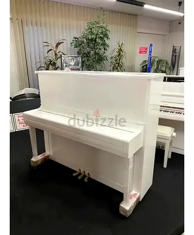 Kawai White Upright Piano Made in Japan