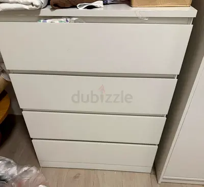 IKEA Chest of Drawers (4-Drawer) - White, excellent Condition