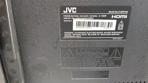 JVC 42-inch LCD TV (Model LT-42DM7/68) - good working condition