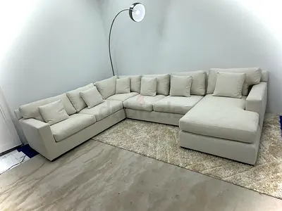 Almost brand new cratebarrel Ushape sofa
