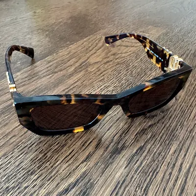 MIU MIU Tortoiseshell Rectangular Sunglasses - Slightly Used