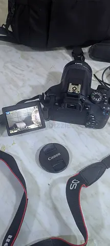 Canon EOS 750D DSLR with flip-out touch screen