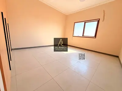 For annual rent in Ajman, first occupancy, 3 bedrooms, living room and maid's room