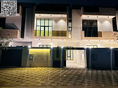 Two-story villa with a roof, priced inclusive of registration and ownership fees, on the main street, ready to live in, in the most prestigious areas