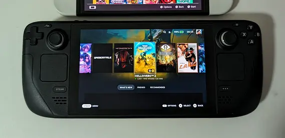 Steam Deck LCD 512GB version with extra 512GB SD card