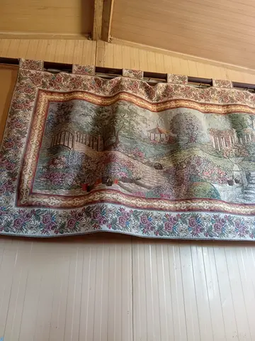 A piece of fabric, a work of art that expresses the art of sewing and weaving