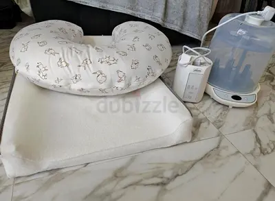 Breastfeeding/Nursing Pillow with Electric Bottle Sterilizer (used)