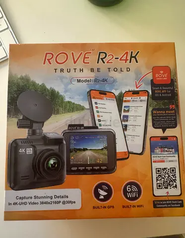 BRAND NEW Dash Cam Rove R2-4K