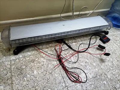 Used LED Emergency/Utility Light Bar with Mounts and Wiring