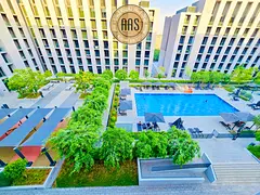 Spacious 1 Bedroom Apartment for Rent in Aljada | Pool View | Premium Living