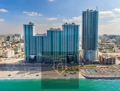 An exceptional opportunity for upscale living with a direct panoramic view of Ajman Corniche, within one of the most luxurious and sought-after reside