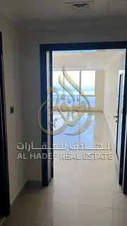 3 bedroom apartment with master maid room in Al Mamzar first line corniche free gym pool parking AC