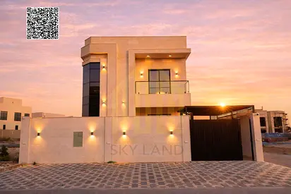 A villa for sale in Ajman, ready to move in, including all registration and ownership fees. Located near Sheikh Mohammed Bin Zayed Road. Freehold owne