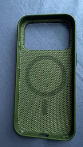 Green MagSafe-compatible iPhone Techwoven Case (Mint Condition)