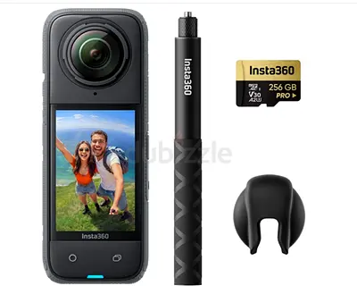 Insta360 X4 Get-Set Bundle - 8K Waterproof 360 Action Camera, 4K Wide-Angle Video, Invisible Selfie