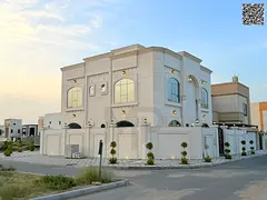Luxury villa for sale in Al Alia, Ajman – including water, electricity, and air conditioning – e
