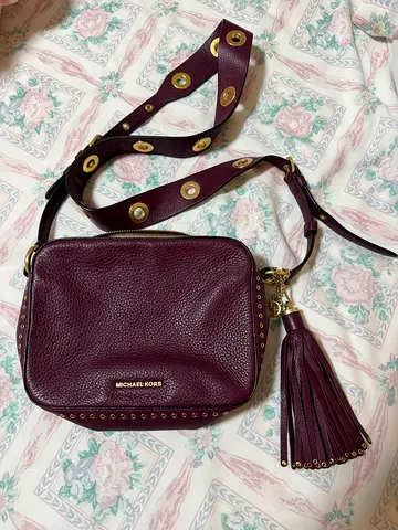 Mk cross body leather bag