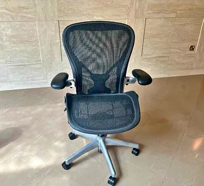 Used original Herman miller classic Aeron stainless office chair
