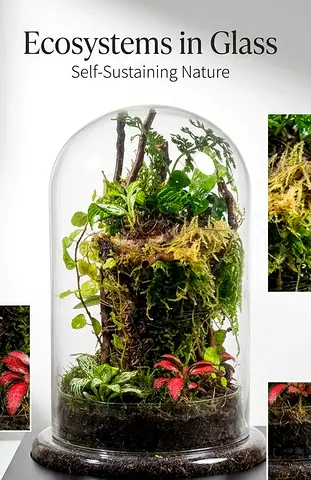 Ecosystems in Glass: Self-Sustaining Nature. Terrariums