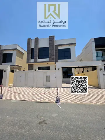 للبيع فيلا فاخرة في الياسمين عجمان شامل التكييف بالكامل بتصميم عصري ومساحات واسعة وموقع مميز جاهزة للسكن فوراً
