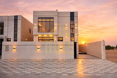 Own a distinctive villa with modern designs and personalized finishes in the Al Zahia area of Ajman, close to services, malls, and main roads, with