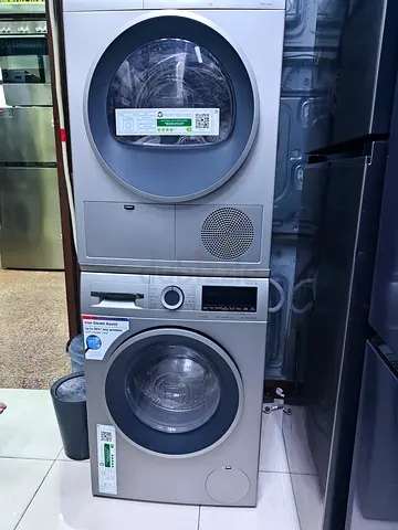 Bosch 9kg washer dryer set in excellent condition like new