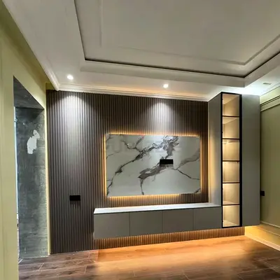 Luxury wall tv unit