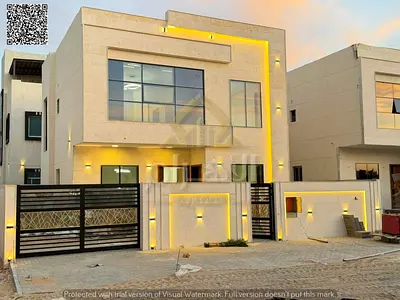Modern villa for sale in Al Helio, Ajman | Master unit, including registration and ownership fees