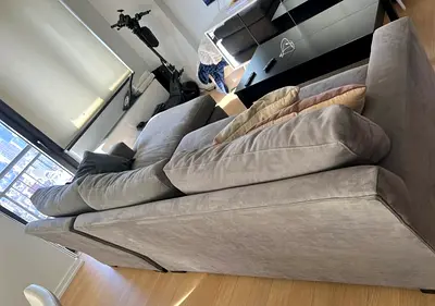 Cratebarrel axis sectional sofa