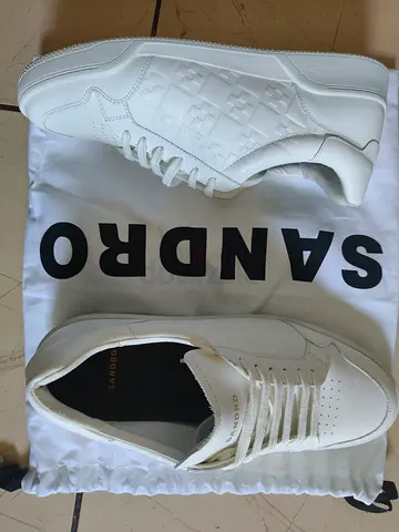 Sandro Men’s White Sneakers Size 43 – Clean  Stylish