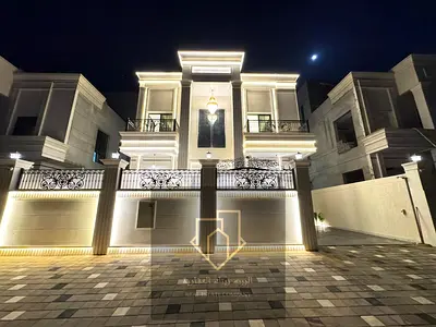 🏡 Classic Villa G+1+Roof in Al Helio 1 | Luxury Stone Facade | 6 Master Bedrooms + Multi-Use Rooftop | Fees Included