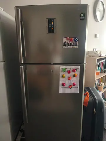 Samsung 2-Door Top Freezer Refrigerator - Stainless Steel Finish