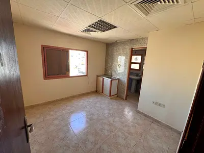 A studio apartment is available for annual rent in Al Bustan, Ajman