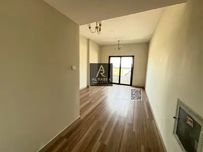 For rent in Al Jurf 3 - Ajman Two bedrooms and a living room + 2 bathrooms + balcony Central air conditioning